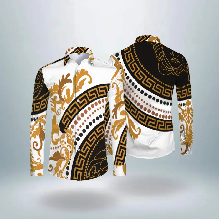 Luxury long sleeve shirt versace pattern hot gift - 675675